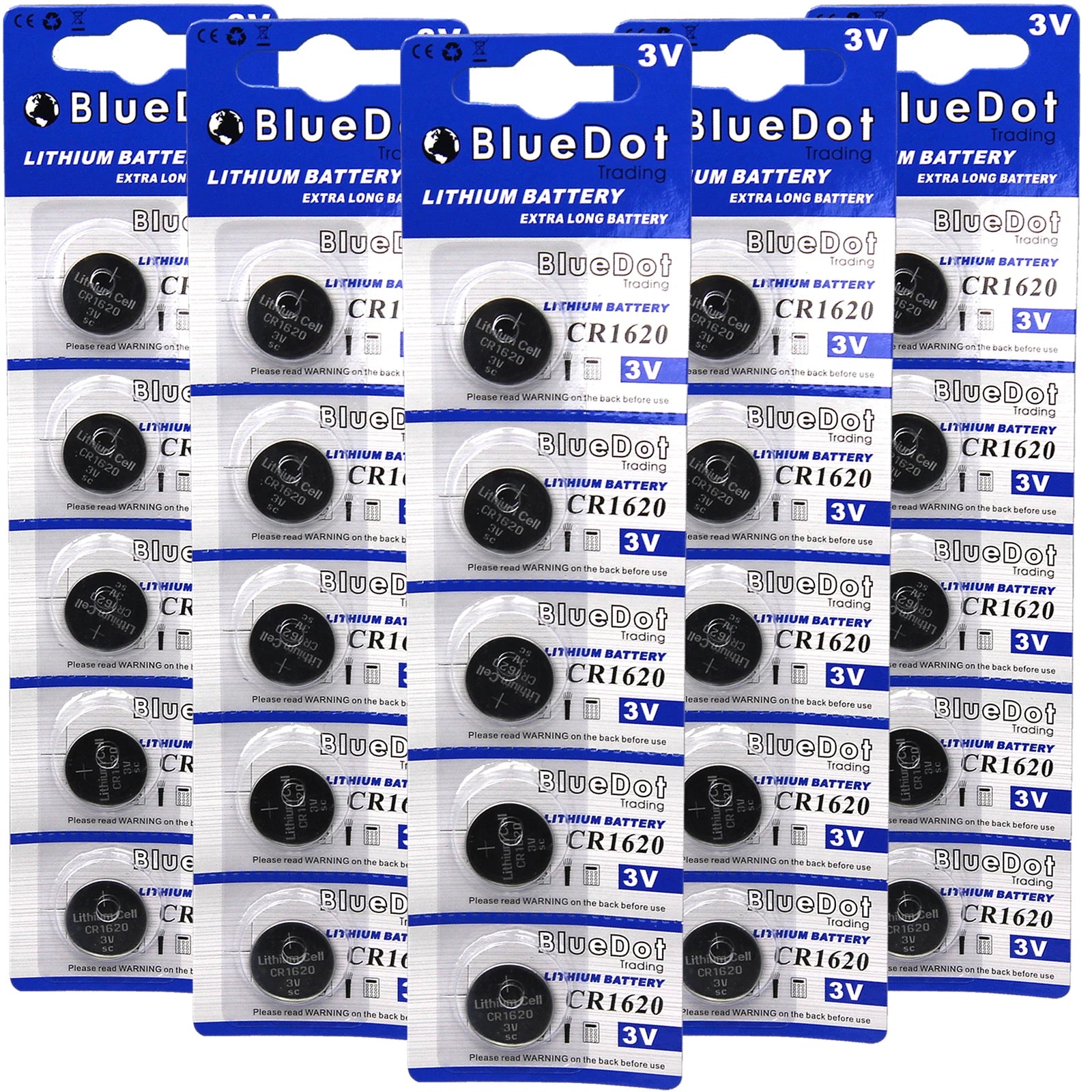 25 CR1620 DL1620 5009LC CR 1620 208-208 L08 Lithium battery USA SELLER FREE SHIP