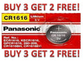 CR 1616 PANASONIC LITHIUM BATTERIES (1 piece) 3V Watch New BUY 3 GET 2 FREE!!