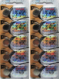 10 Original Maxell SR1116SW Button Batteries