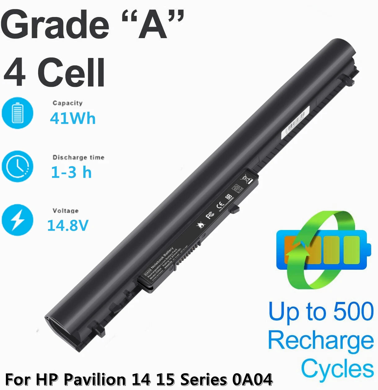 OA03 OA04 Battery for HP Spare CQ15 740715-001 746458-421 746458-421 746641-001