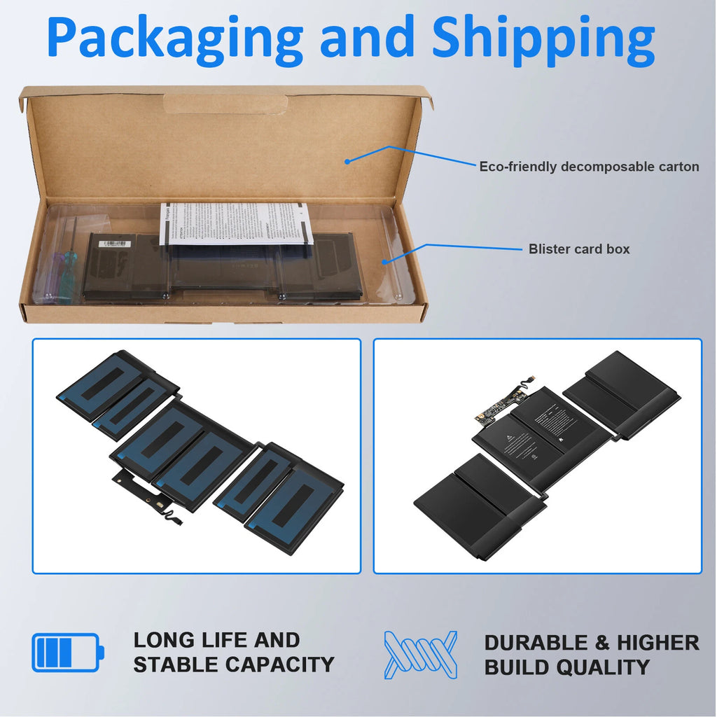 ? A1964 Battery for Apple Macbook Pro 13'' A1989 EMC 3214 EMC 3358 Mid 2018 2019