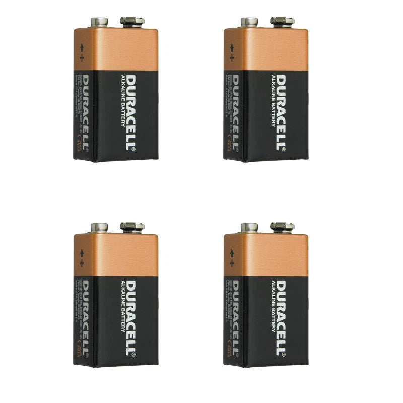 4 Count Duracell 9V Coppertop Alkaline Battery