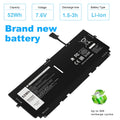 722KK Laptop Battery for Dell XPS 13 9300 9310 P117G001 2XXFW FP86V WN0N0 52Wh