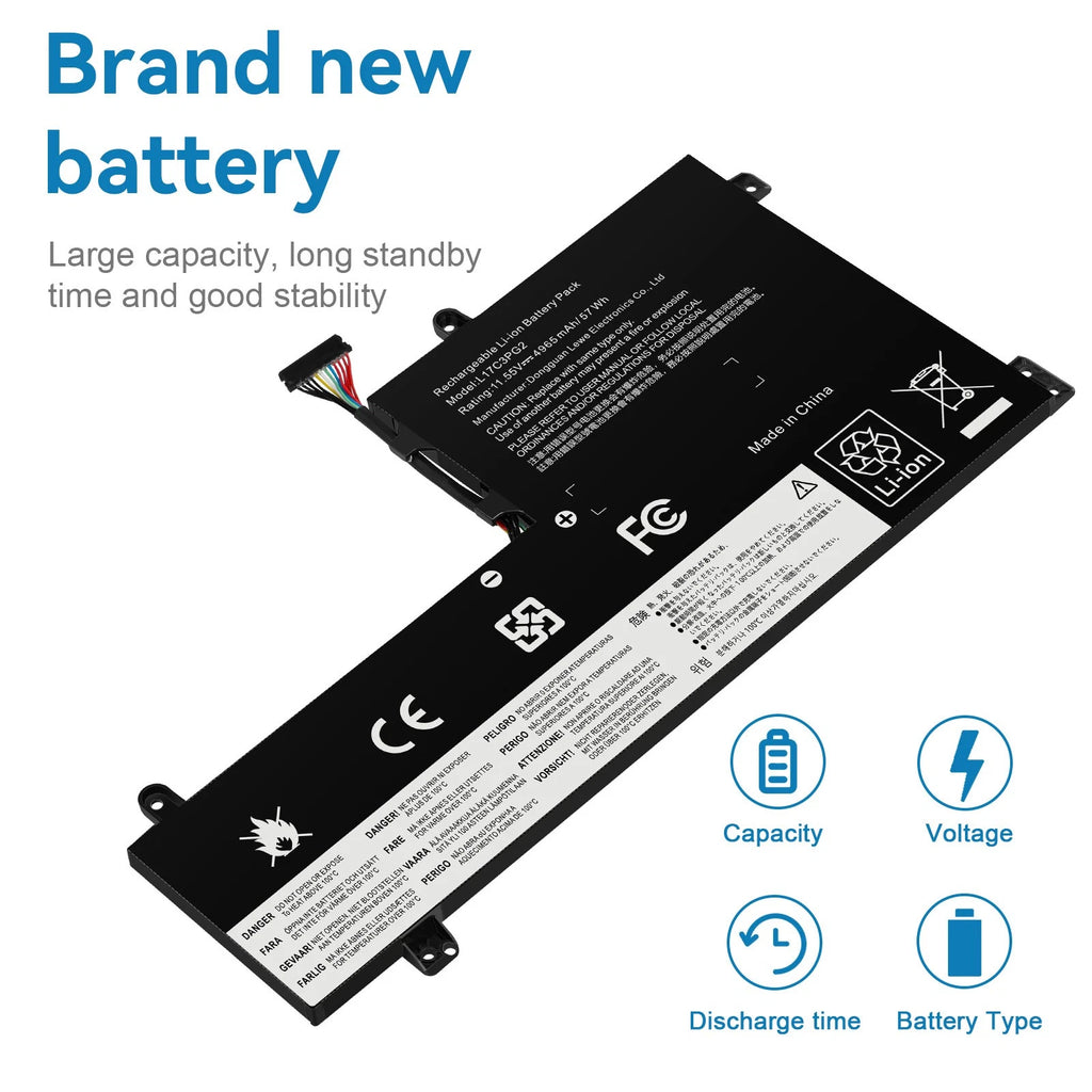 L17C3PG2 L17M3PG2 Battery For Lenovo Legion Y730 Y740-15ICH Y740-15ICHg