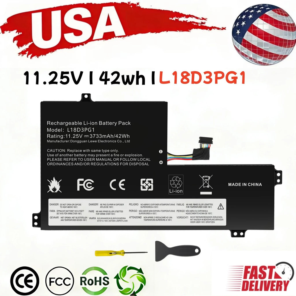 ?L17M3PB0 L17L3PB0 L18D3PG1 Battery For Lenovo 100E 300E 2nd Gen 500E Chromebook