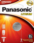 Panasonic CR2025 3.0 Volt Long Lasting Lithium Coin Cell Batteries in Child...