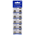 10 pcs AG10 ~ button cell alkaline batteries coin watch calculator battery size