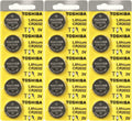 Toshiba CR2032 3 Volt Lithium Coin Battery (15 Batteries)