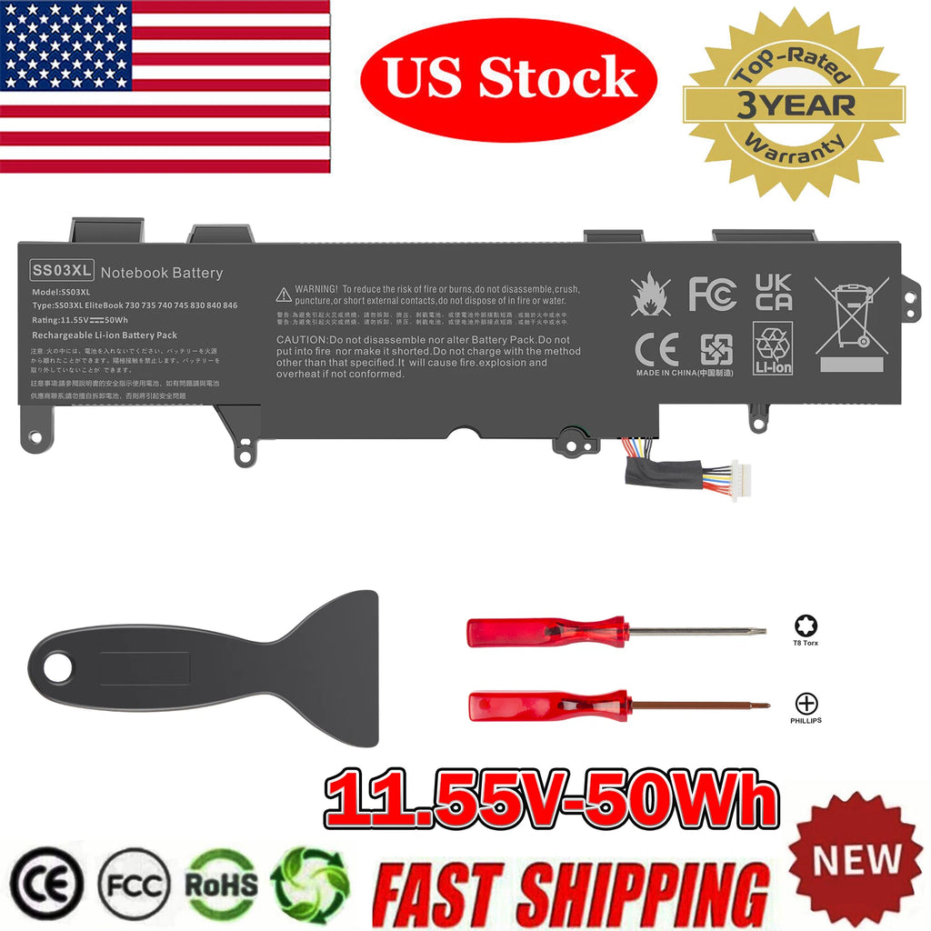 Battery For HP EliteBook 735 745 830 836 840 846 G5 SS03XL 933321-855 HSN-I12C