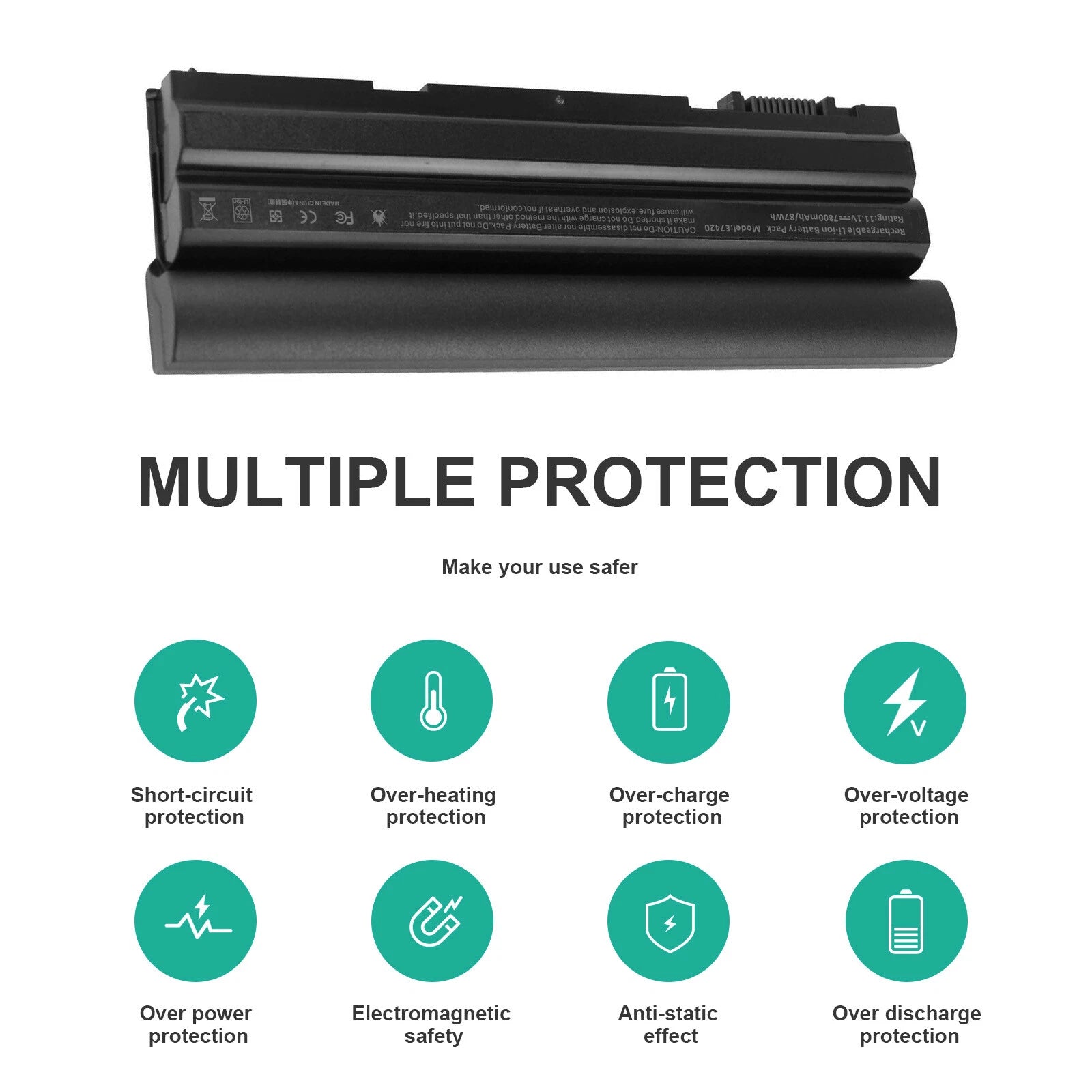6/9Cel Battery For Dell Latitude E6440 E6430 T54FJ E6420 E6520 E6530 E5430 E5420