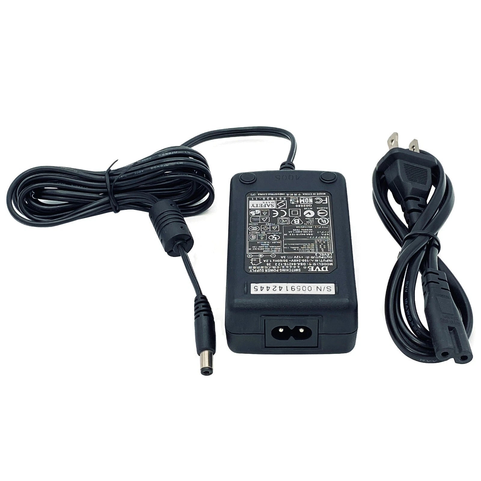 NEW Genuine DVE DSA-0421S-12 2 36 Switching Power Supply Adapter 12V 3A 36W OEM