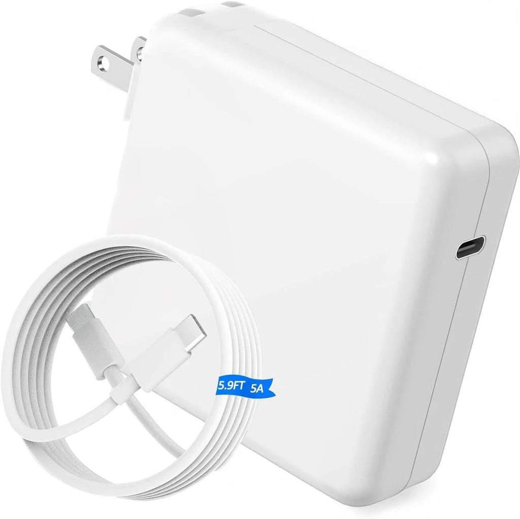 MacBook Charger USB-C Block Cord Power Adapter To USB C Mag 3 Cable 140W watts