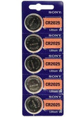 **FRESHLY NEW** 5x SONY CR2025 Lithium Battery 3V Exp 2028+ Pack 5 pcs Coin Cell