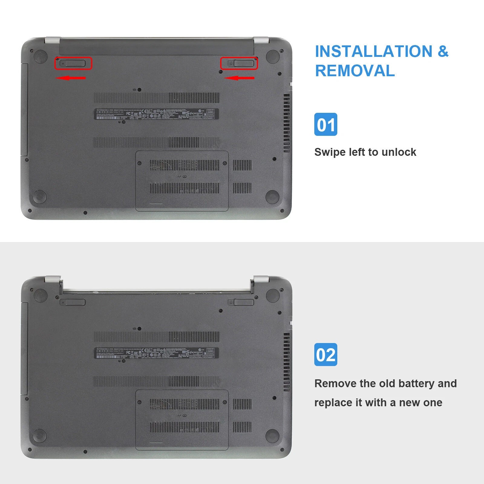 LA03 Laptop Battery for HP Spare 776622-001 728460-001 752237-001 14.8V 2600mAh