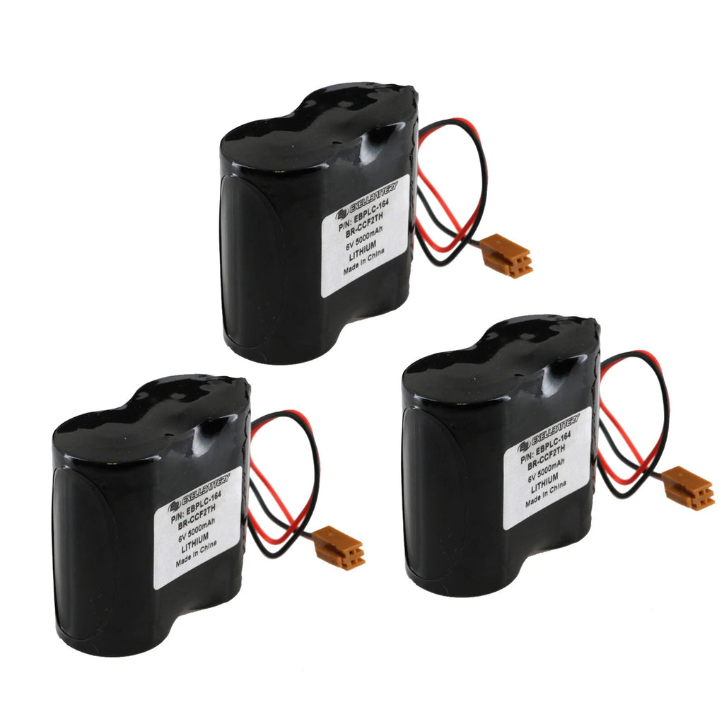3 Computer Batteries Cutler Hammer Ge Fanuc Newark For Sanyo