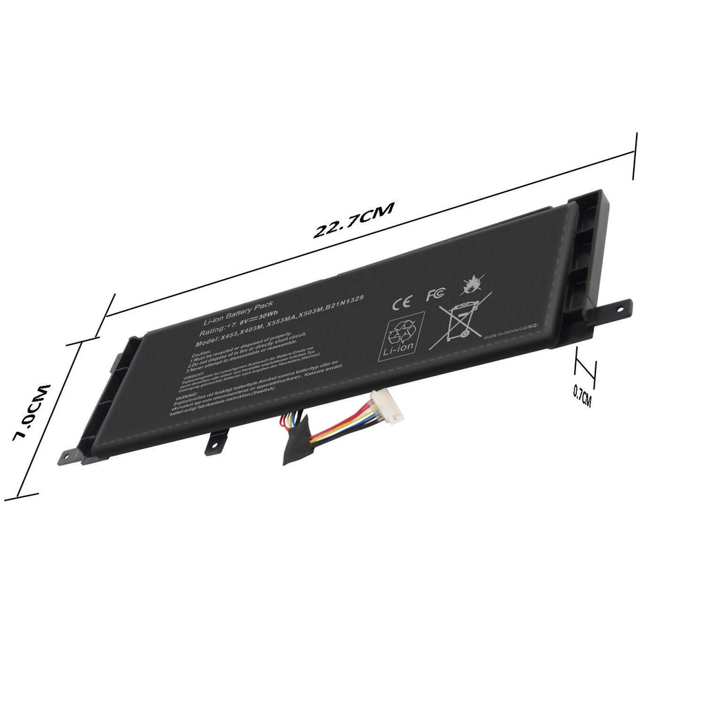 B21N1329 BATTERY for ASUS X553M X553MA X453 X453MA X553M X553 X403 X403MA 30Wh