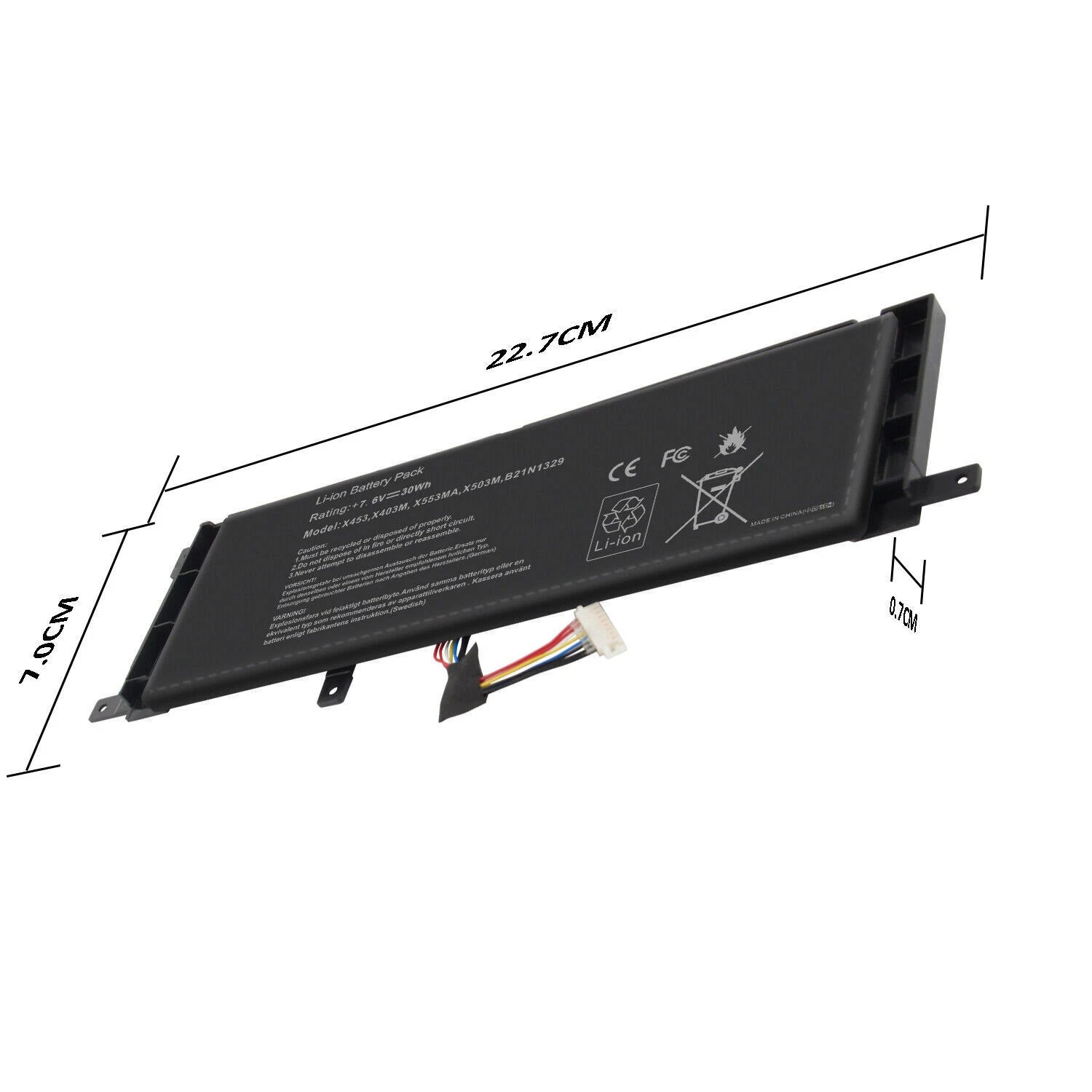 B21N1329 BATTERY for ASUS X553M X553MA X453 X453MA X553M X553 X403 X403MA 30Wh