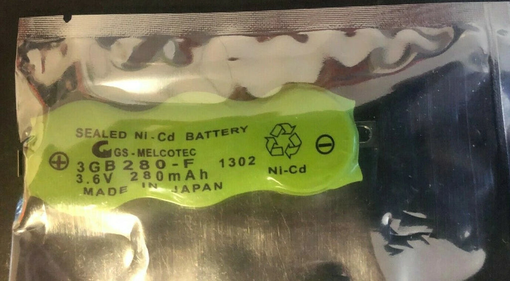 Brand New Mitsubishi 3GB280-F 3.6V / 280mAh Ni-MH PLC Replacement Battery