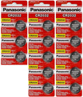 13 x SUPER FRESH Panasonic ECR2032 CR2032 Lithium Battery 3V Coin Cell Exp. 2028