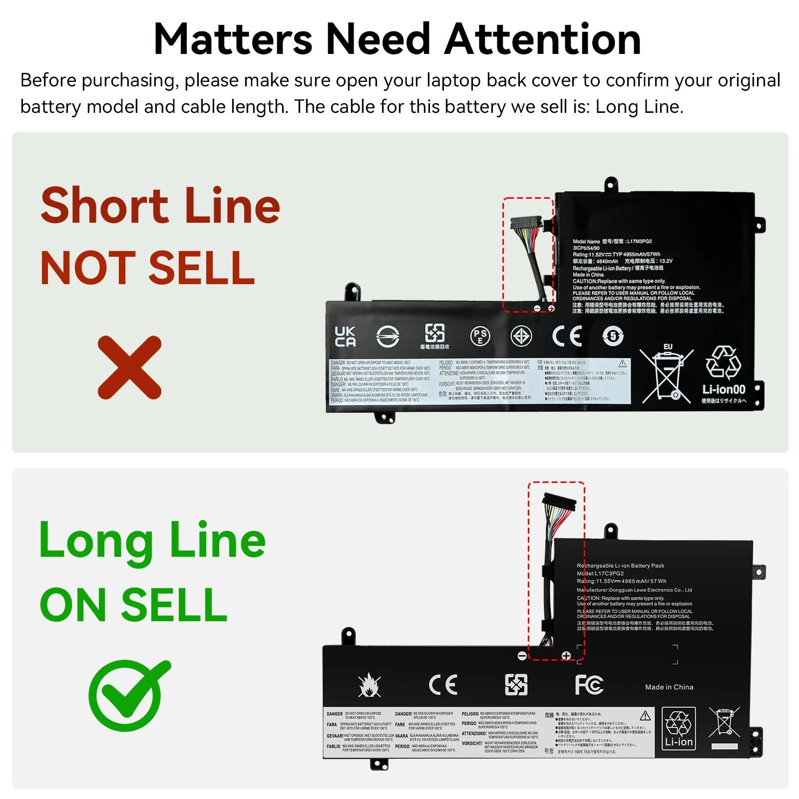 Battery for Lenovo Legion Y540-15IRH Y7000P Y7000 L17L3PG1 L17M3PG1 L17M3PG2