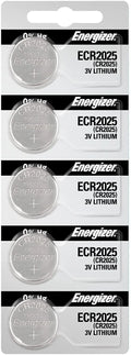 CR2025 Energizer Lithium Batteries (1 Pack of 5)