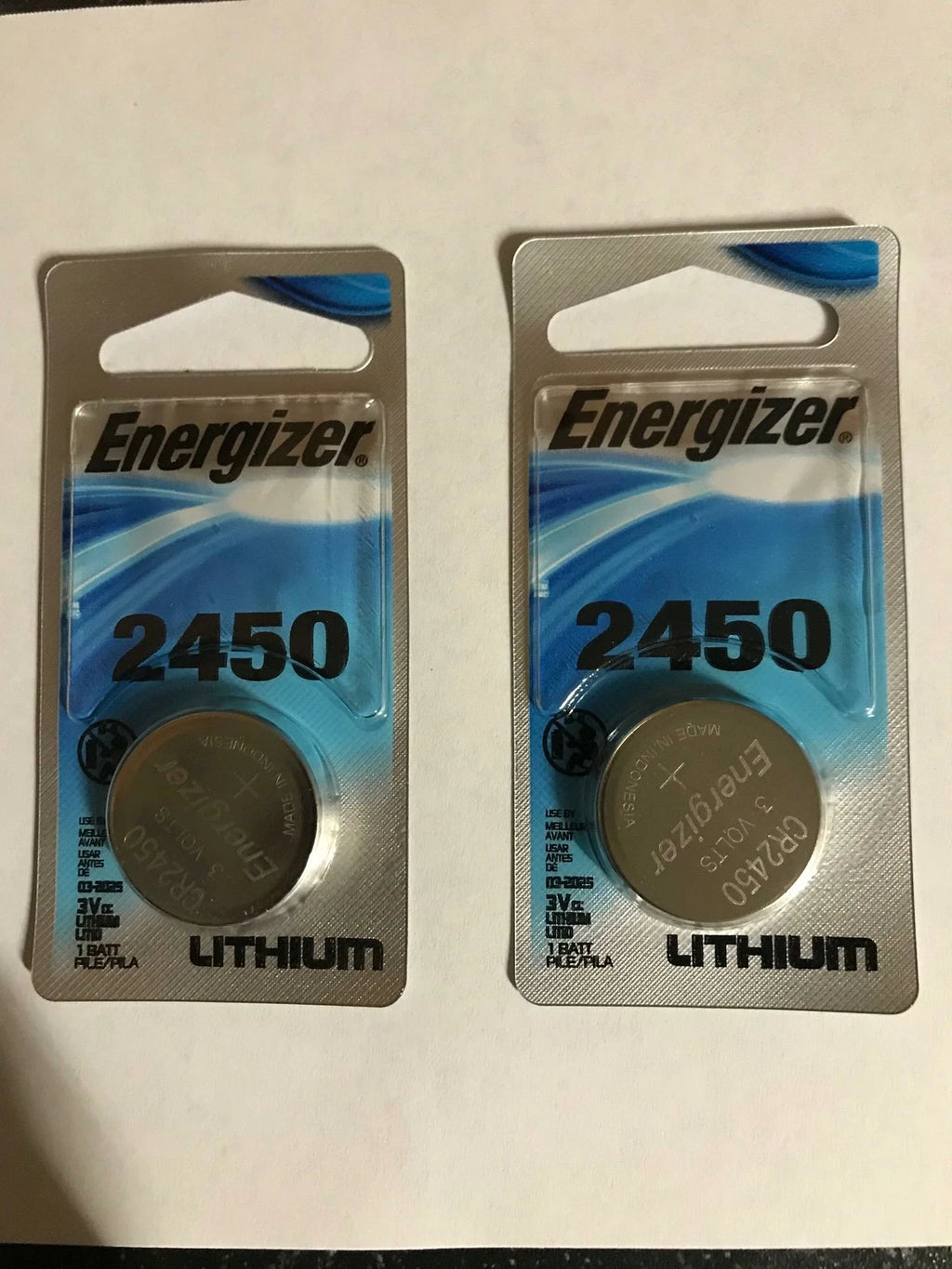 12 pcs Energizer CR2450 ECR2450 CR 2450 3v Lithium Batteries Exp 2031