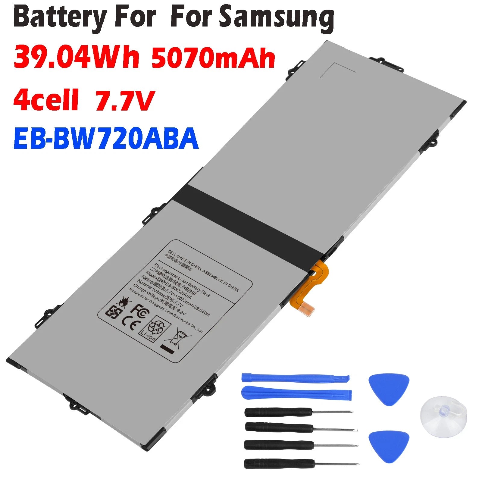 Battery For Samsung Chromebook Titan V2 XE520QAB XE521QA XE350XBA Galaxy SM-W720