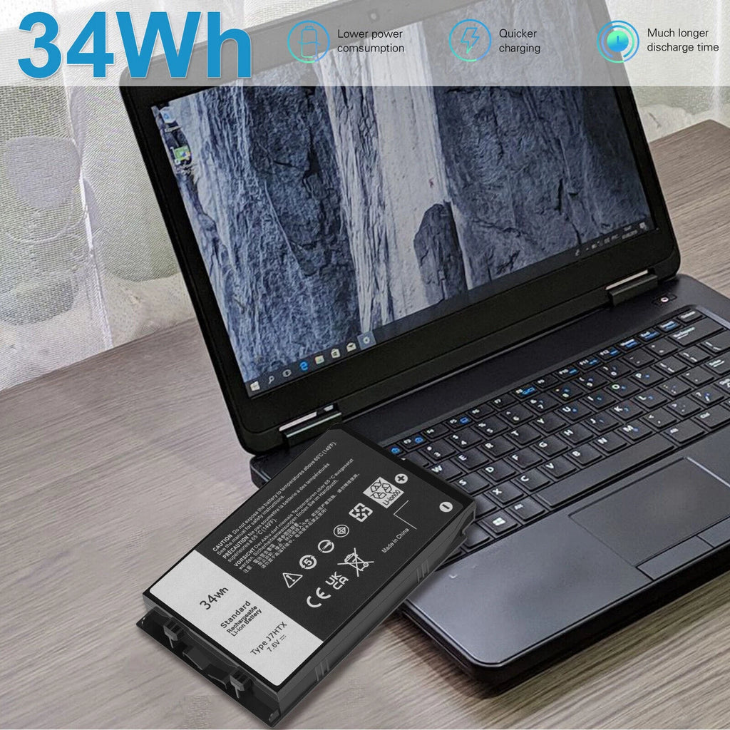 ?Battery J7HTX for Dell Latitude 7202 7212 7220 Rugged Tablet T03H 2JT7D FH8RW