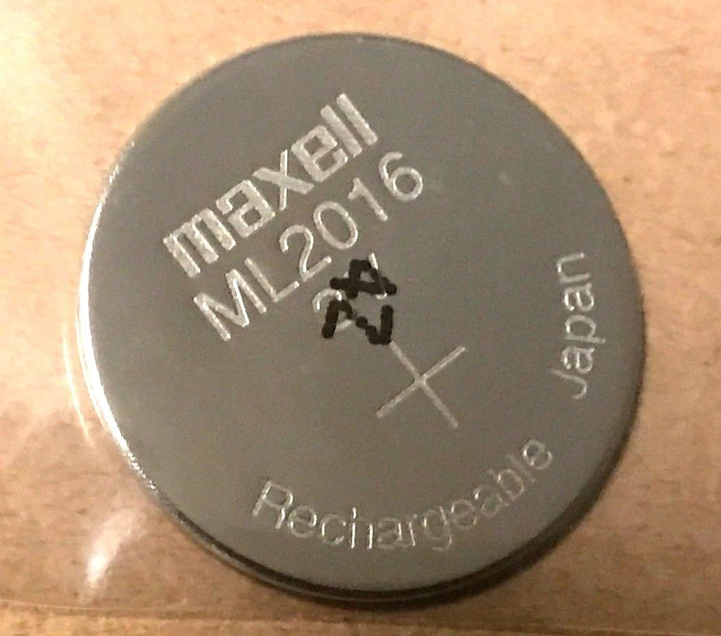 Brand New Maxell ML2016 Rechargeable 2016 3V CMOS Backup Battery, Made in Japan