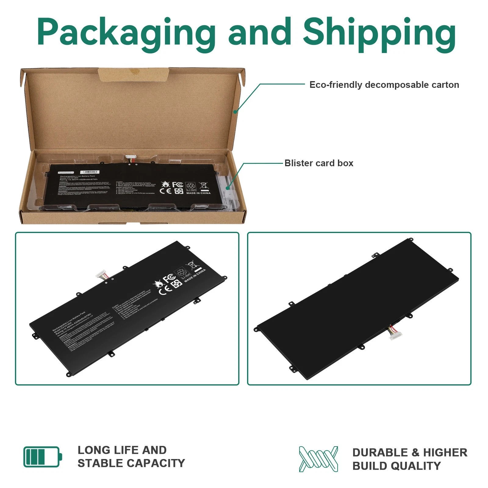 C41N1904 Battery for Asus ZenBook 13 BX325JA UM325SA UM325UA UX325EAS13 UX393EA