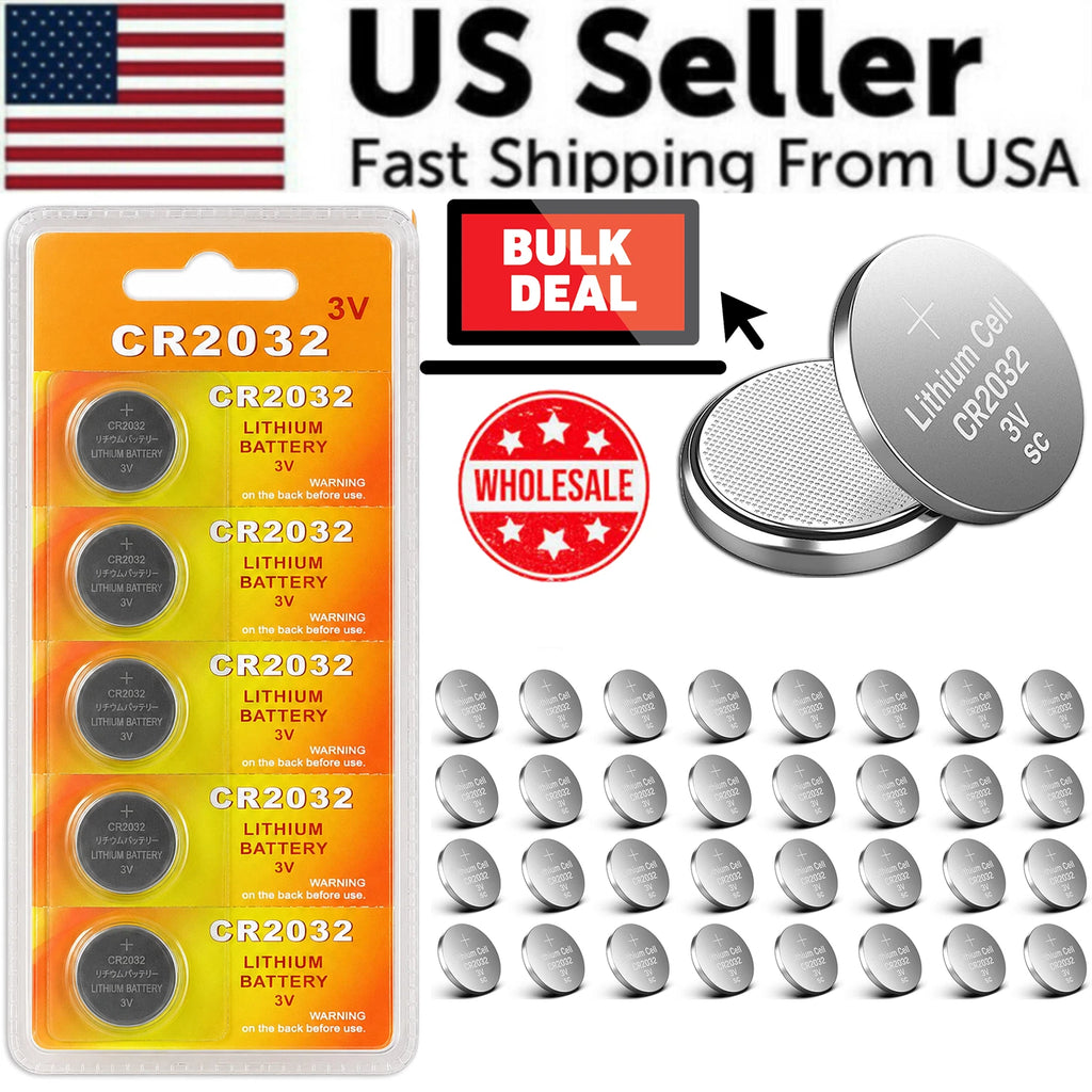 5-50x LITHIUM BATTERY 3V CR2032 CR 2032 BR2032 DL2032 Remote Button Cell Watch