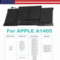A1405 Battery For Macbook Air 13" A1496 A1466 Mid 2012-2013 Early 2014 2015