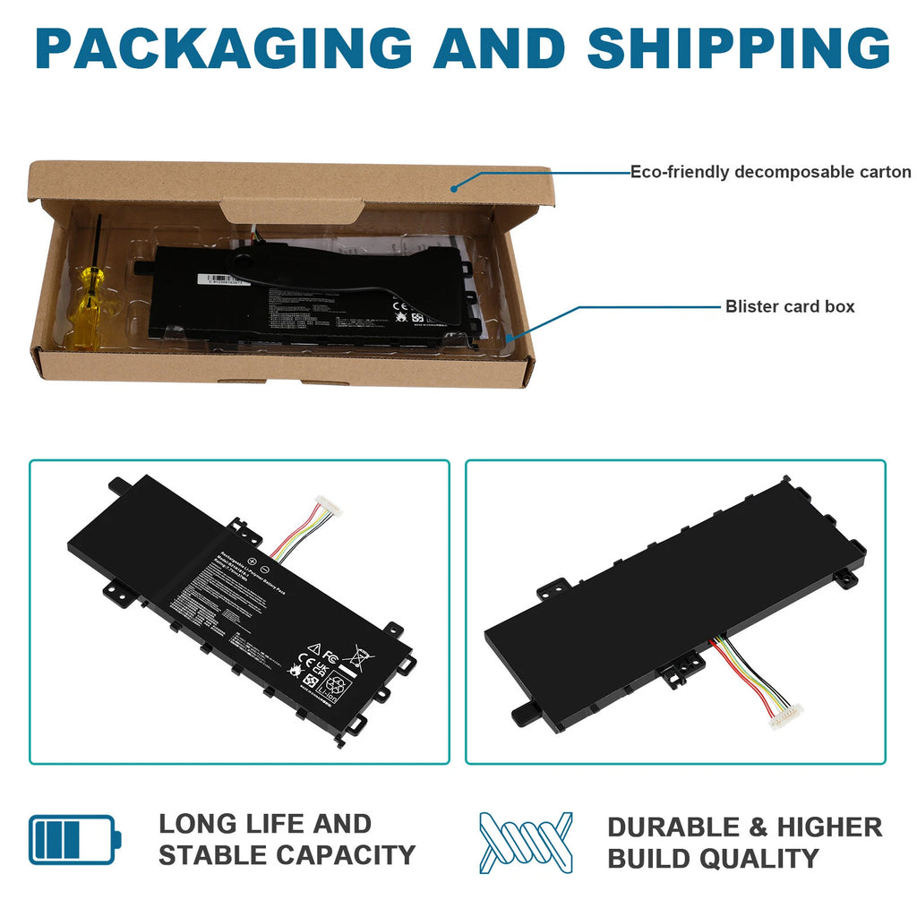 C21N1818-1 Battery for ASUS VivoBook 15 F512FA F512DA F512JA X512DA X512JA 37Wh