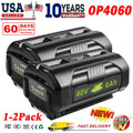 40V 6.0Ah Battery For Ryobi Lithium-Ion High Capacity OP4060A OP4050 OP40201