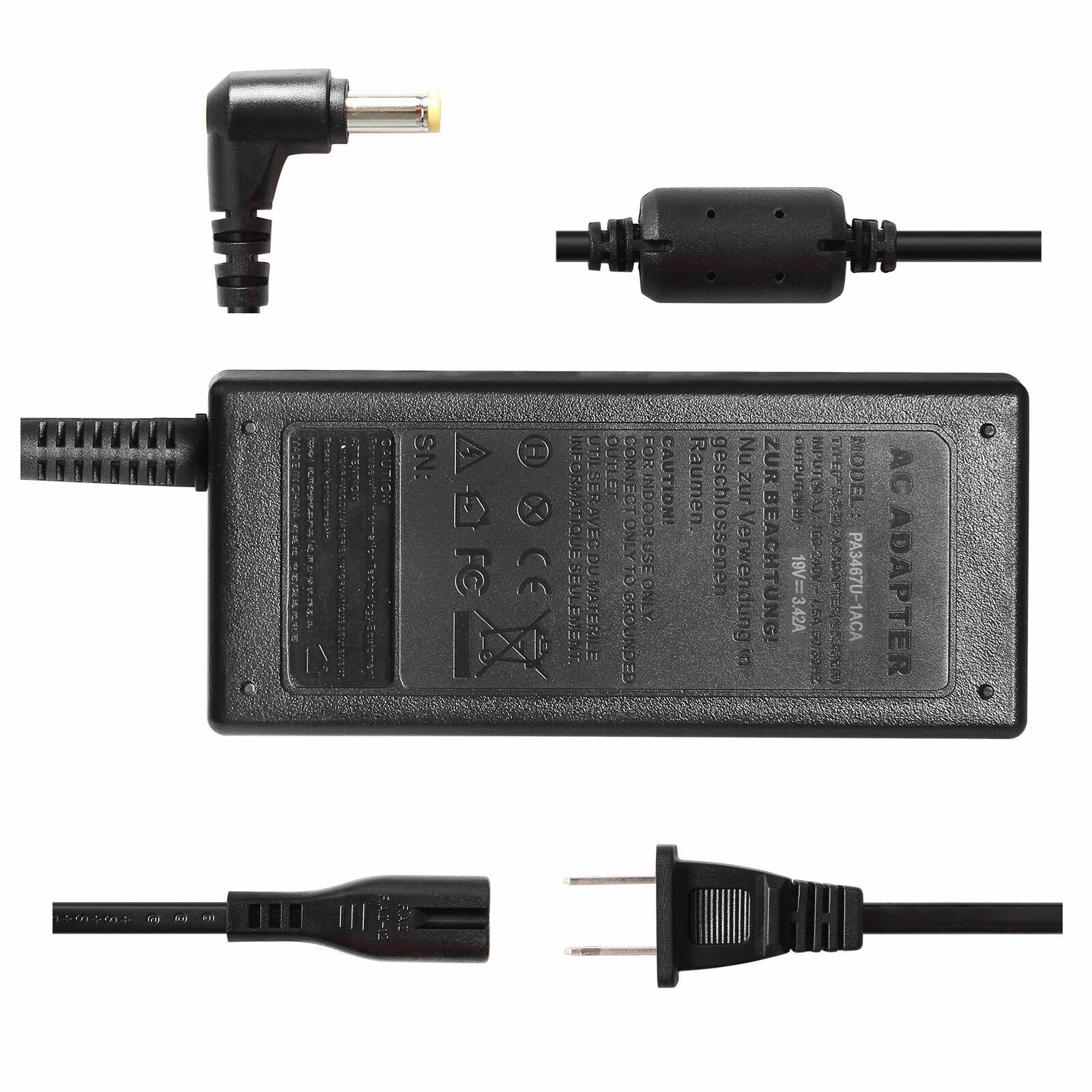 90W AC Adapter Charger For Fujitsu Lifebook A3210 A6120 A6210 A3110 A3130 T1010