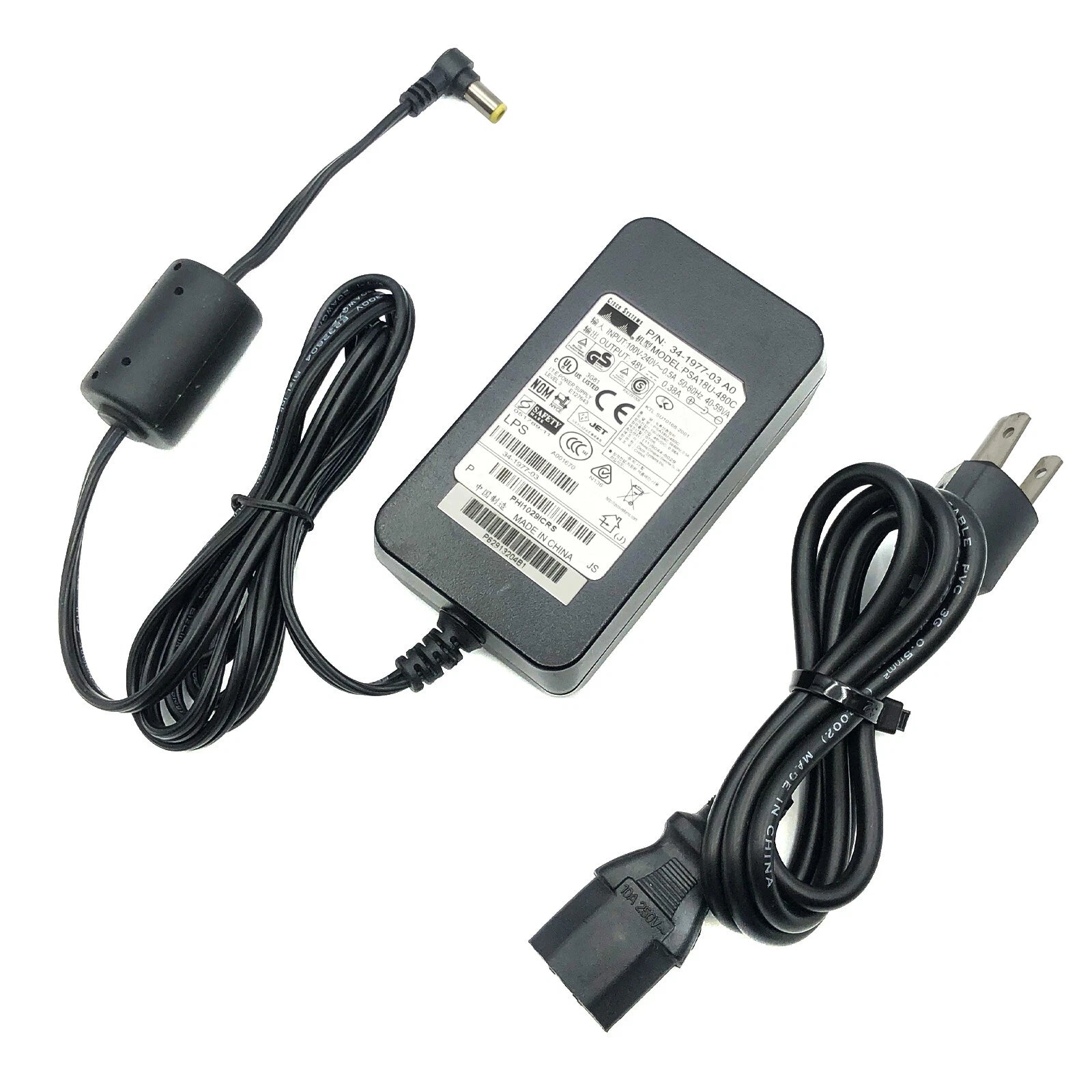 NEW Genuine Cisco CP-PWR-CUBE-3 AC Adapter 341-0206-03 IP Phone Charger OEM