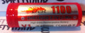 Brand New IMR 18500 1100mAh 3.7V Rechargeable LiMn High Drain Battery-Flat