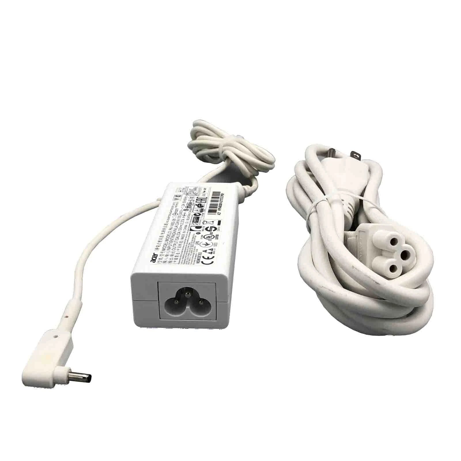 Open Box Genuine Acer Chromebook 13 CB5-311 White Laptop AC Adapter 45W