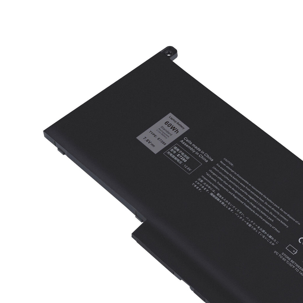 E7280 Battery for Dell Latitude 12 13 14 E7480 7480 7490 7380 7390 F3YGT DM3WC C
