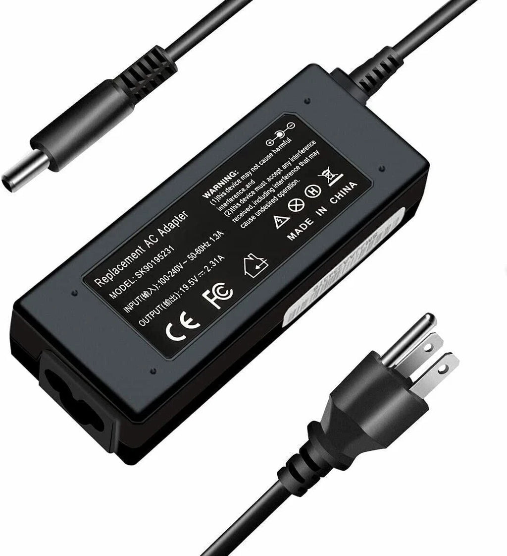 Power Adapter Charger for Dell Latitude 7350 3390 2-in-1 Laptop 45W 19.5V 2.31A