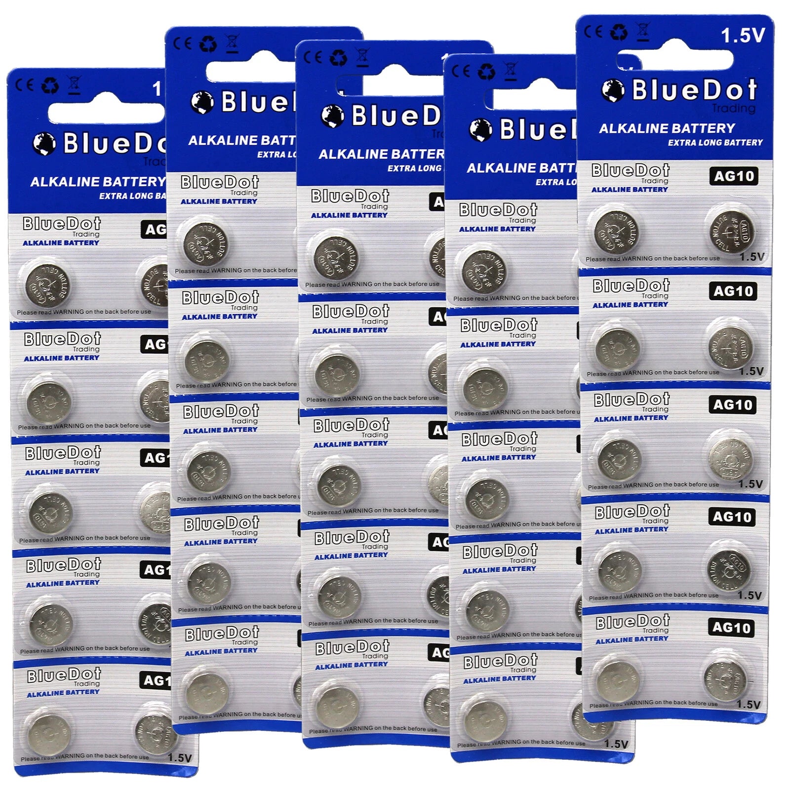 LR1130 AG10 GP189 189 LR1130 LR1131 389A 389 1.5 Volt Alkaline batteries X 50