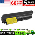 Battery T400 for IBM Lenovo ThinkPad T61 R61 R400 Series 14.1"Widescreen 5200mAh