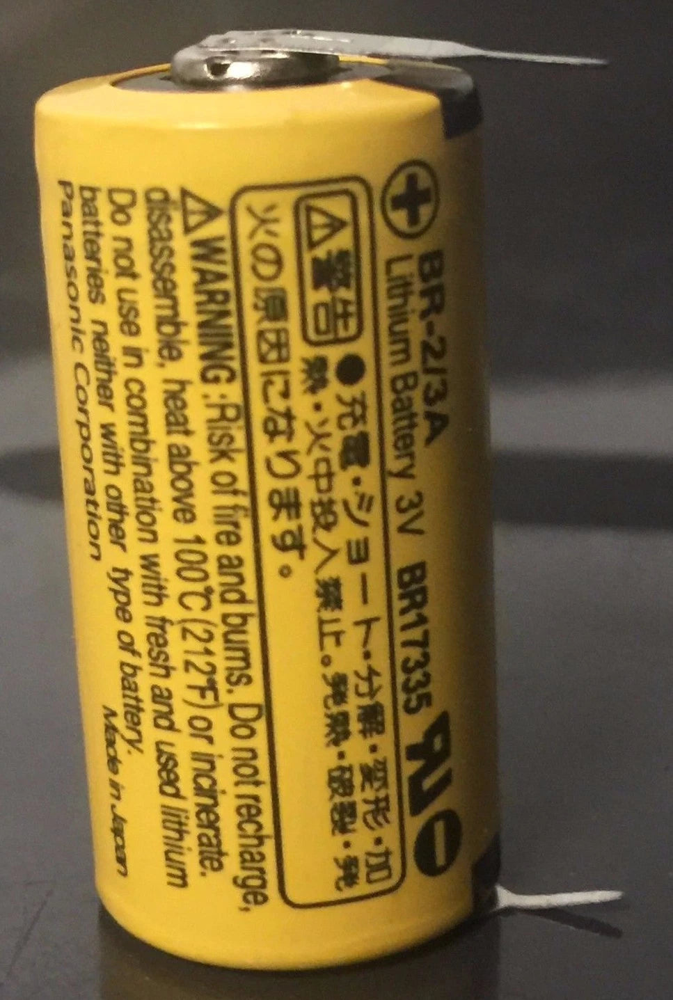 For Commonrocks, Brand New "2" Panasonic BR-2/3A 3V Lithium Battery, Priority