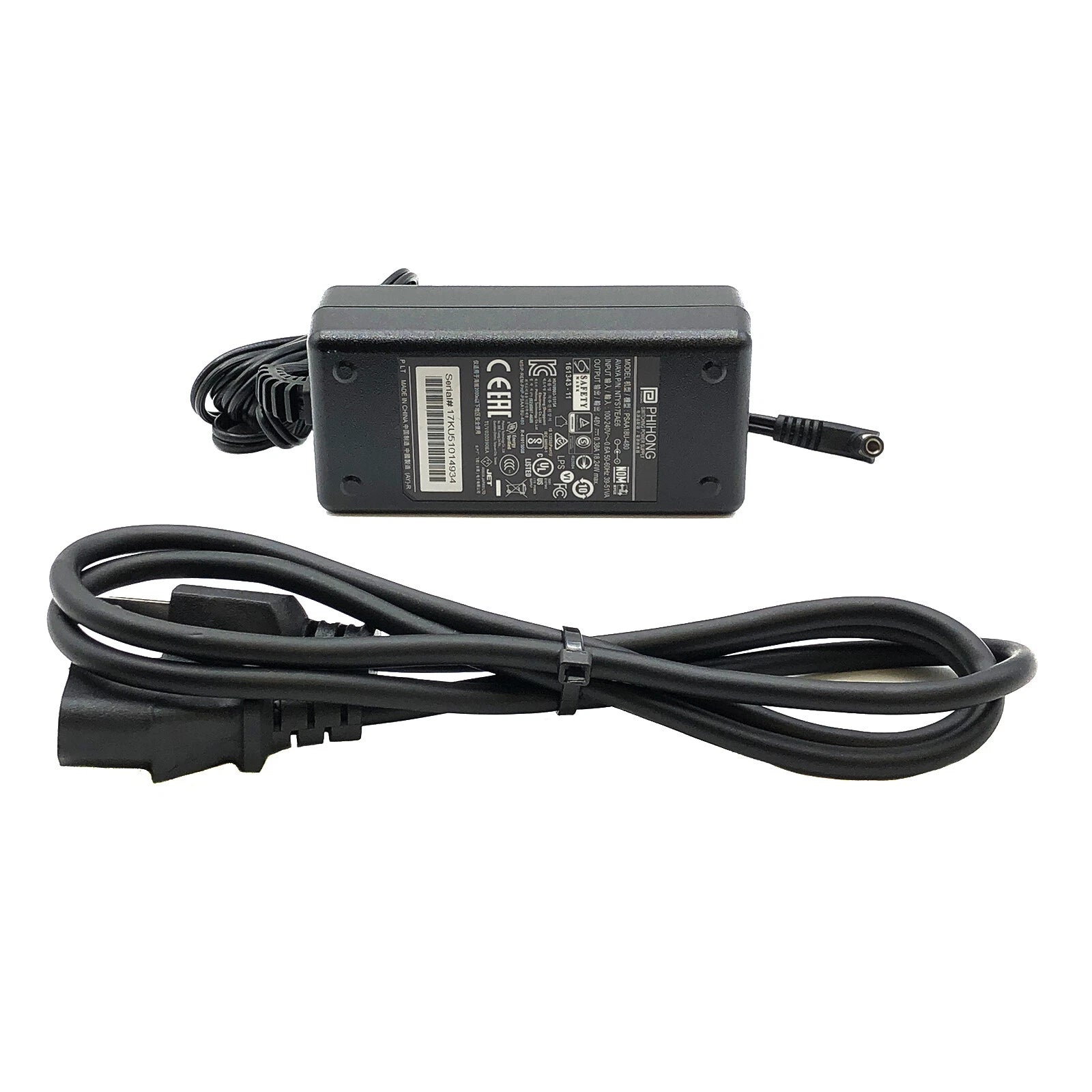 NEW Genuine Phihong PSAA18U-480 Switching Power Supply Adapter 48V 0.38A 18W
