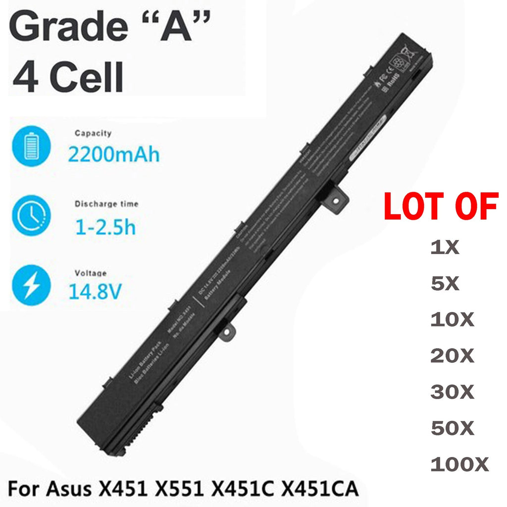 LOT Battery For Asus X551 X551C X551CA X551M X551MA A31N1319 A41N1308 2200mAh