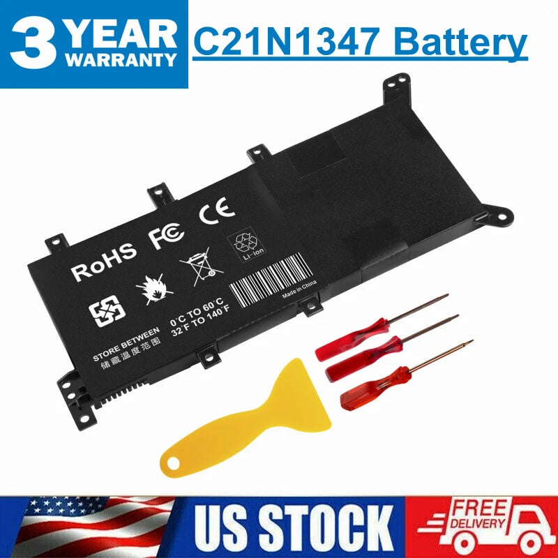 ?C21N1347 Battery For ASUS X555 X555LA X555LD A555L F554 F554L F555 F555L F555U