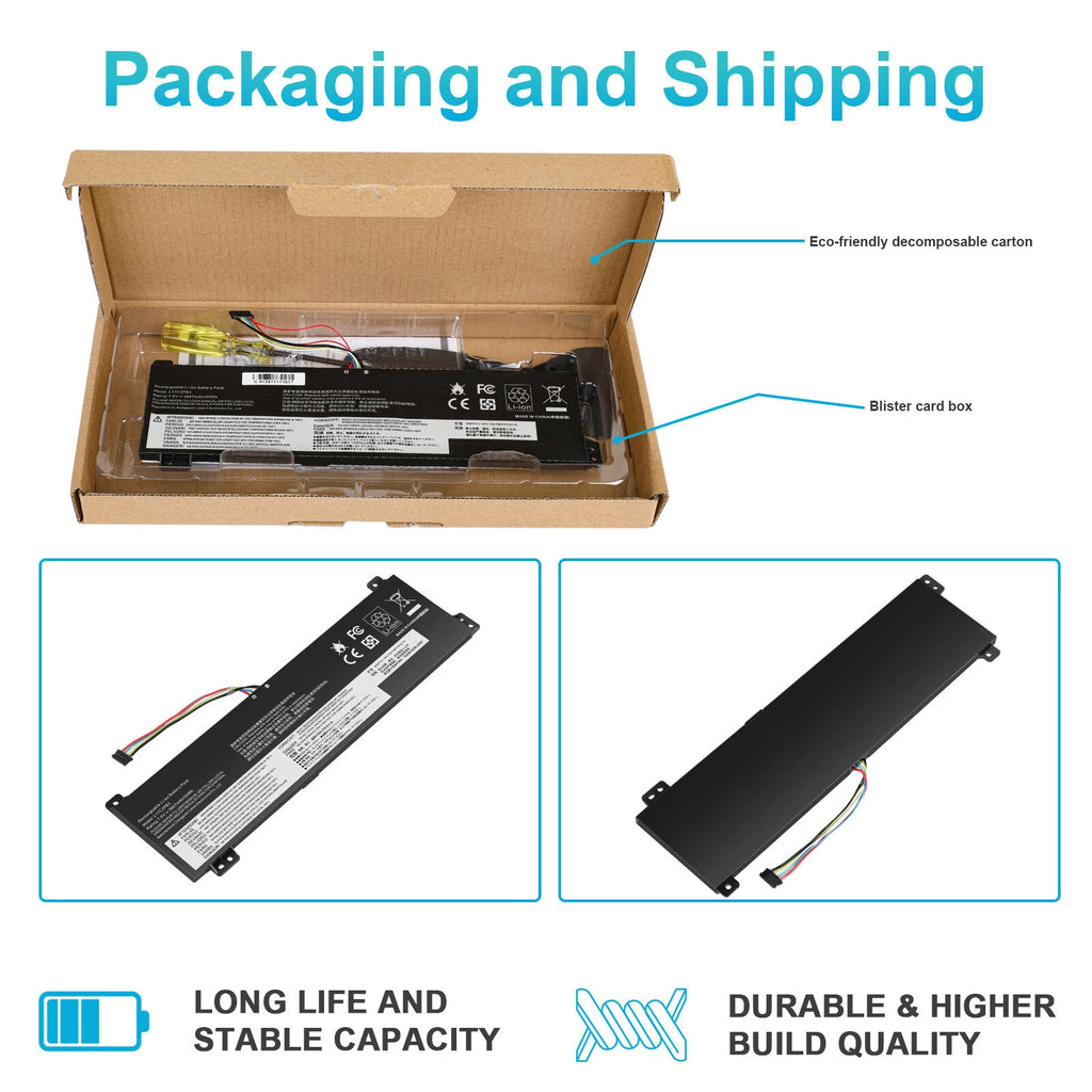 L17M2PB3 L17C2PB3 Laptop Battery For Lenovo V130-15IGM V130-15IKB V530-14IKB