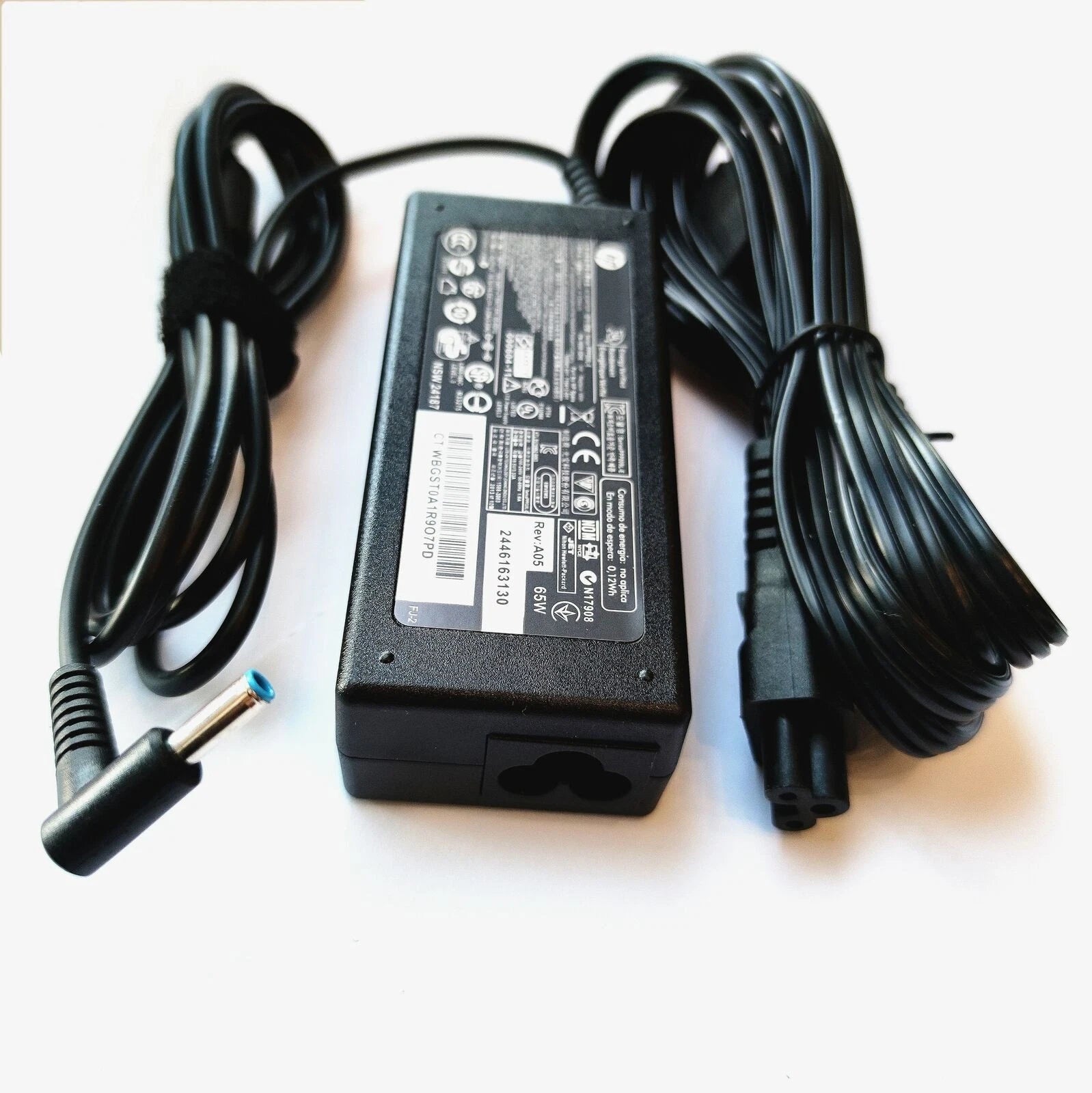 Genuine OEM HP Laptop Charger AC Power Adapter 65W Blue tip 4.5mm 19.5V 3.33A