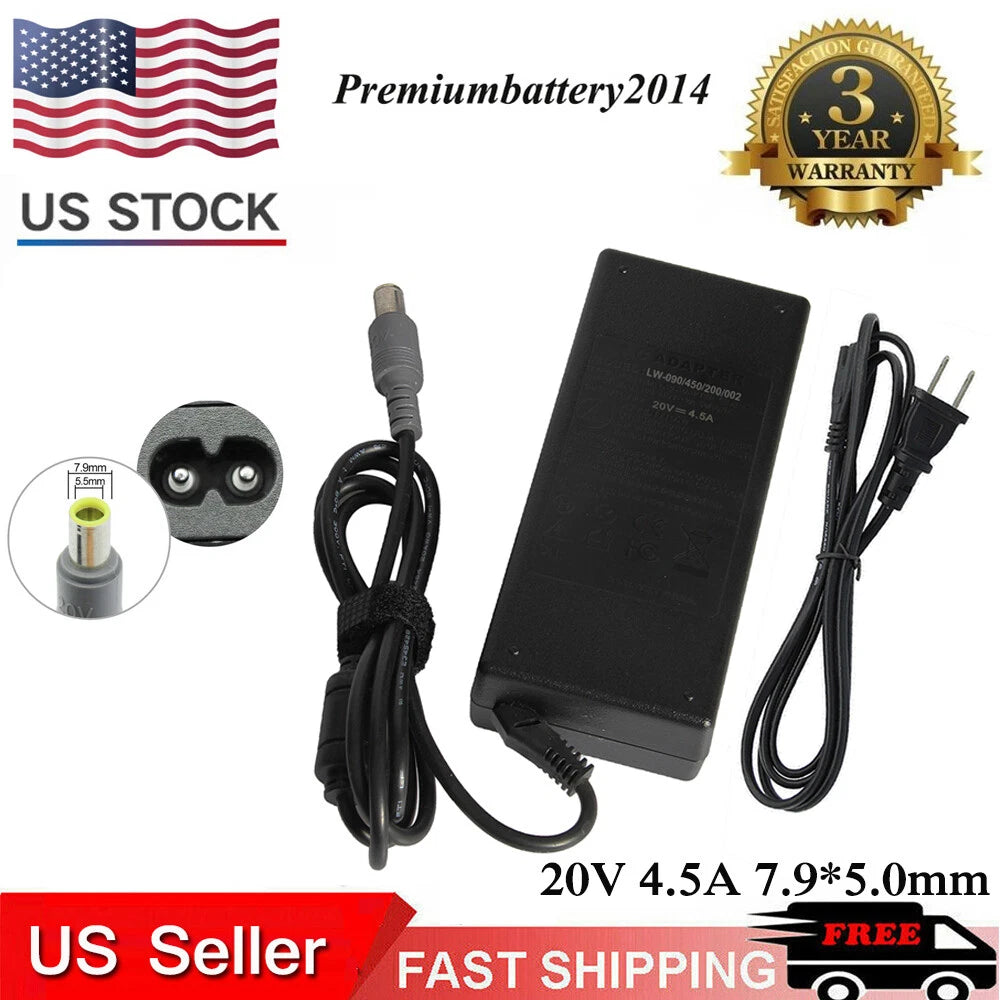 90W AC Adapter Charger For Lenovo Thinkpad T400 T410 T420 T430 Z50 Power Supply