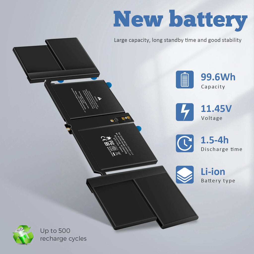 ??LOT BATTERY FOR APPLE MACBOOK PRO 16" 2021 A2485 A2527 11.45V 99.6Wh MK183LL/A